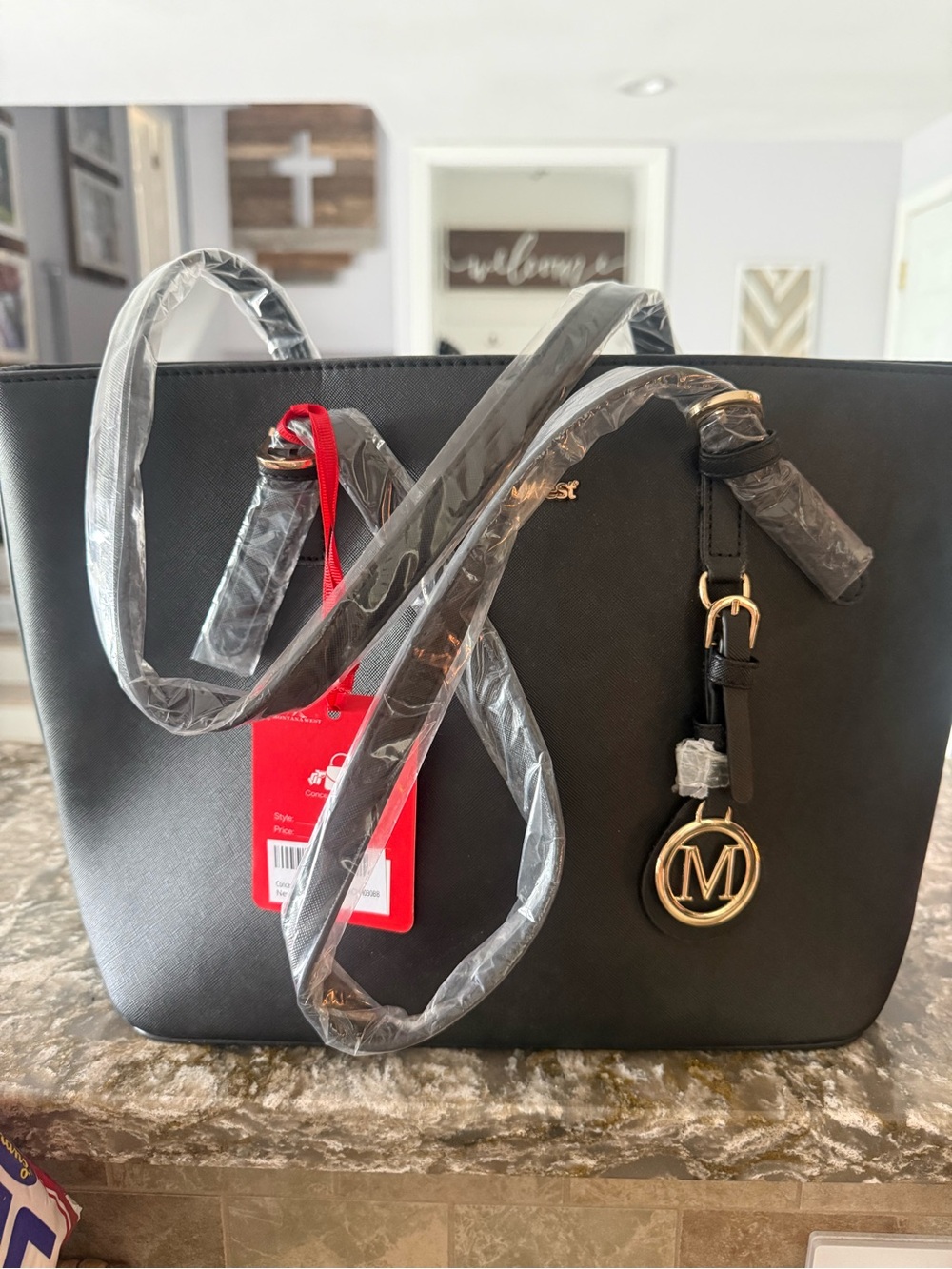 NWT Montana West Black Conceal Carry Purse